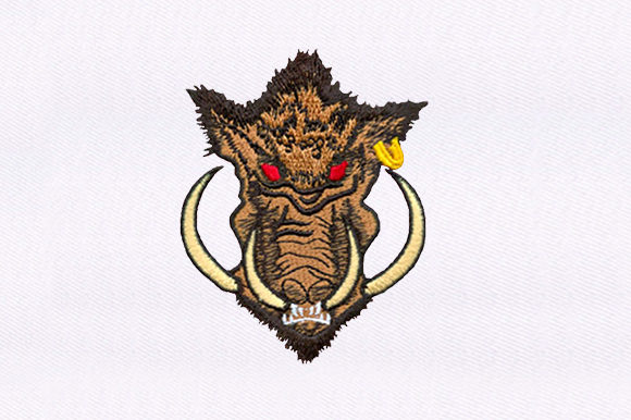 Brown Boar: A Festive Wild Animal Embroidery Review