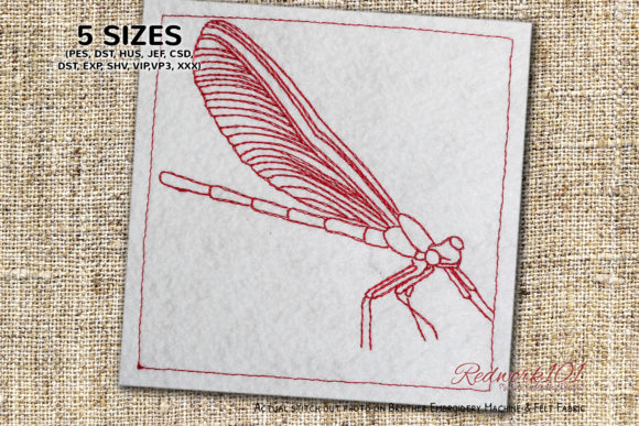 Evaluating Odonata Redwork for Etsy Shops