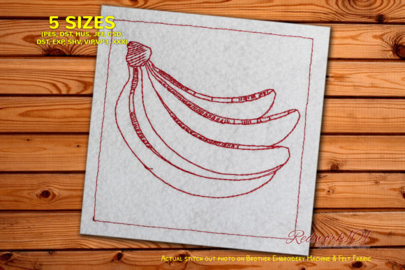 Organic Banana Redwork: A Designer’s Review for Small Business Merch