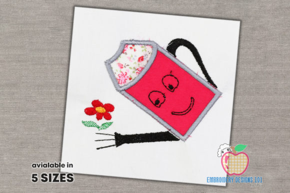 Review: Beautiful Flower with Watering Can Embroidery