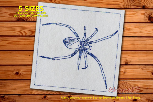 Review: Common House Spiders Redwork for Craft Fairs