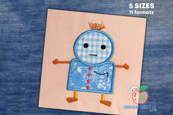 Reviewing the Happy Cartoon Boy Applique Pattern
